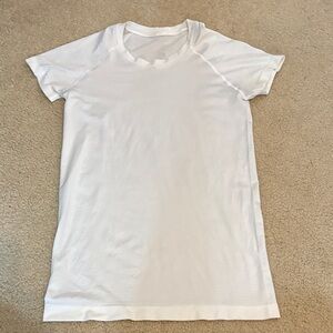 Lululemon Athletica White Short Sleeve Top